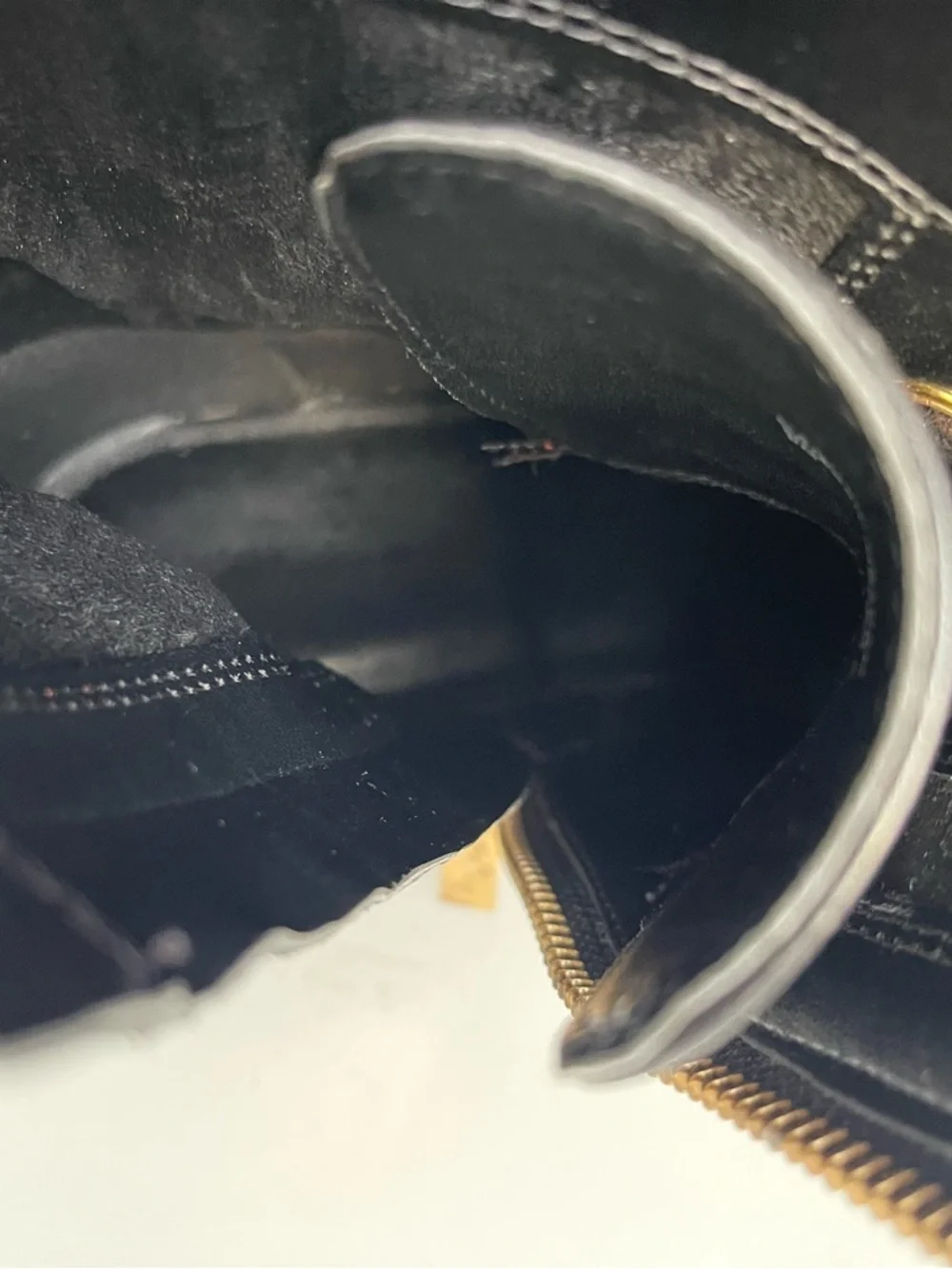 Michael Kore black leather tatum combat boots 9 - Picture 8 of 8